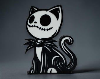 Jack Skellington Cat Figure 3d Printed