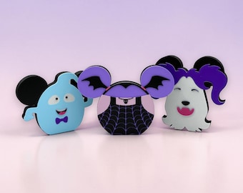 Vampirina Themed Mickey Ear Decorations 3d Printed