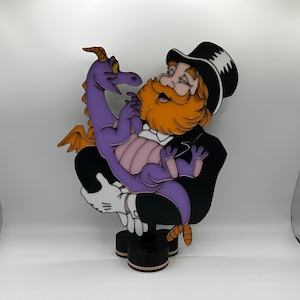 Figment and Dreamfinder Journey Into Imagination Standing Decoration 3d Printed