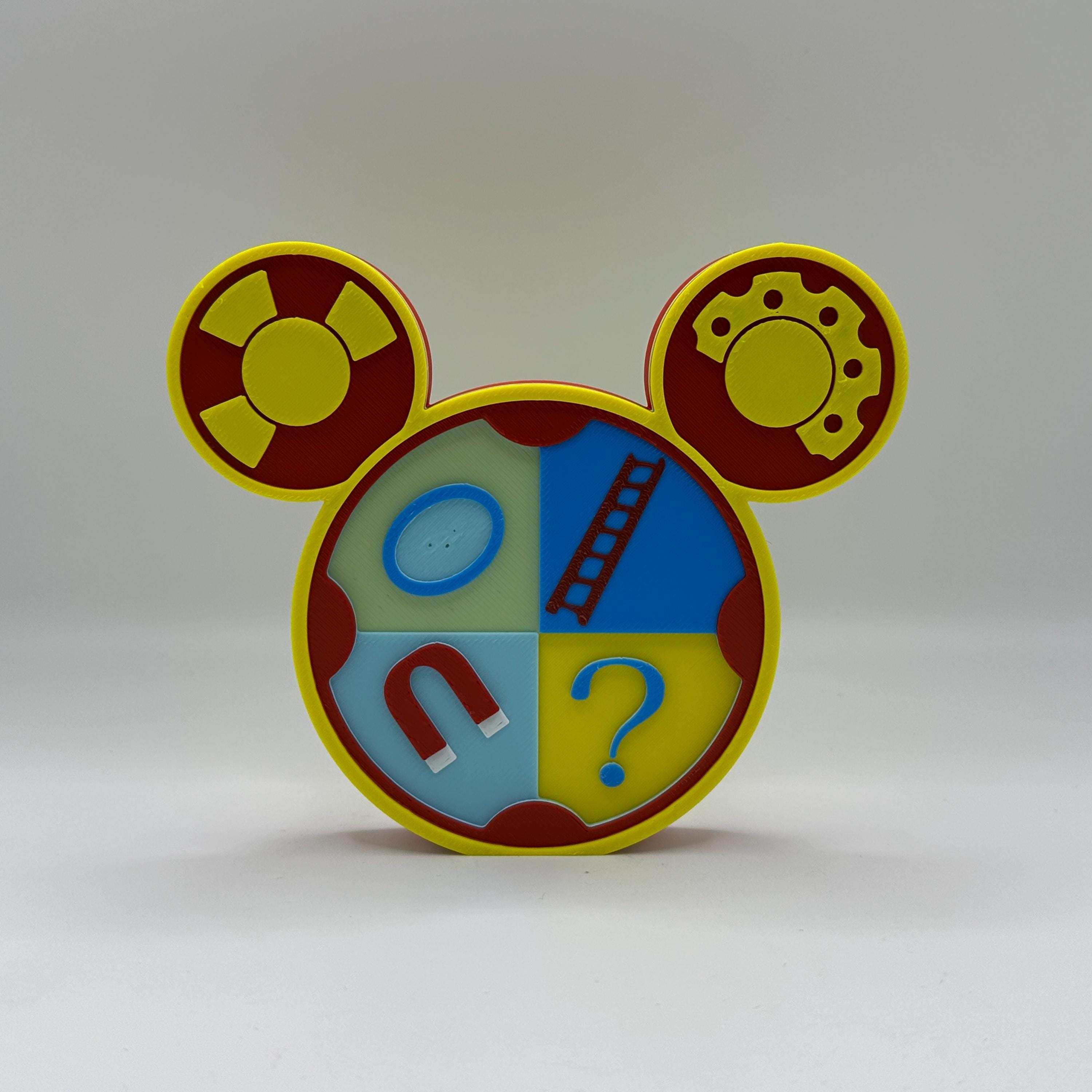 Mickey's Clubhouse Toodles 3D-Printed Standing Figures – Face