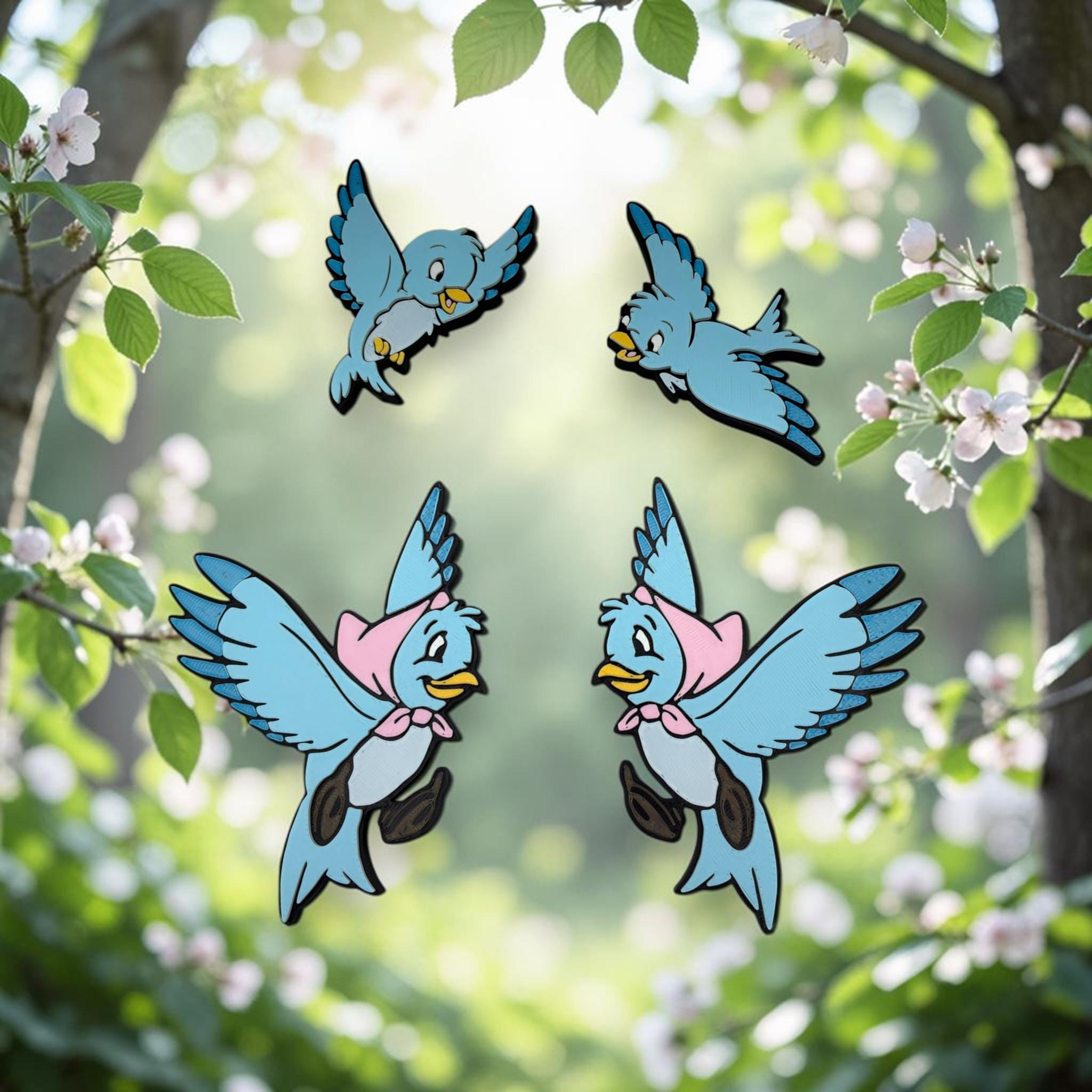 3d Cinderella Bird - Etsy