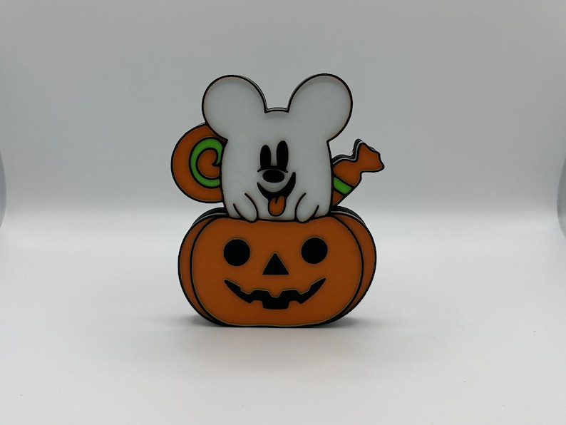 Mickey Park Hopping Ghost's Tiered Tray Decorations 3d Printed Sweet Treat Ghost