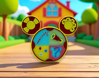 Mickey’s Clubhouse + Toodles Mousekepal 3D-Printed Standing Figure