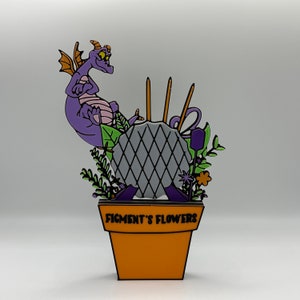 Figment Flowers Standing Decoration 3d Printed