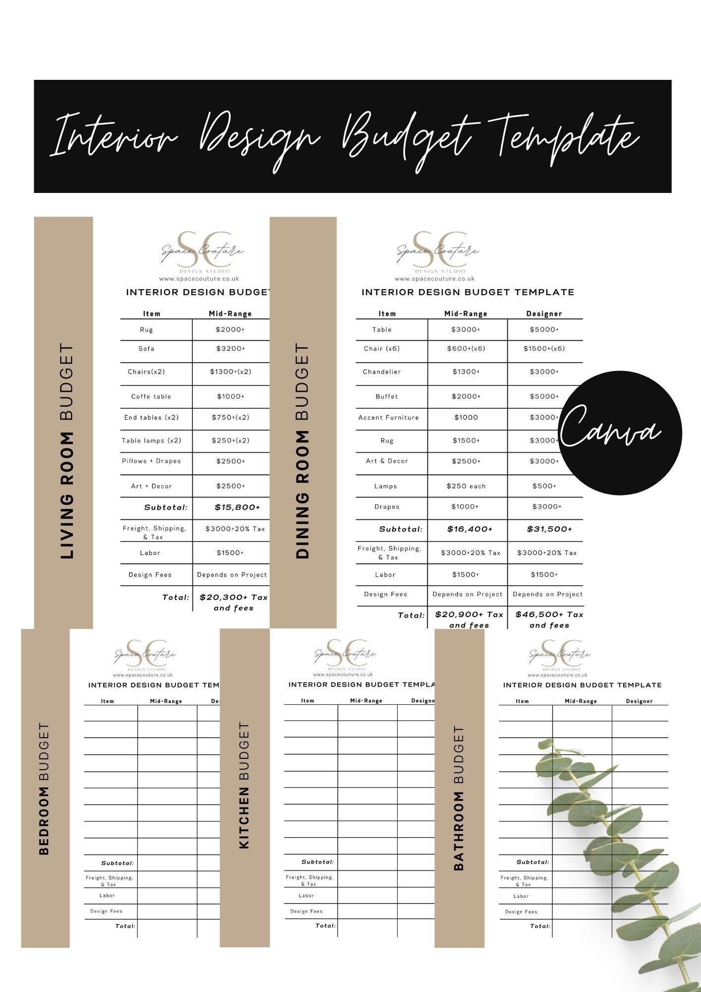 Budget Planner {160+ Pages} - Our Home Living