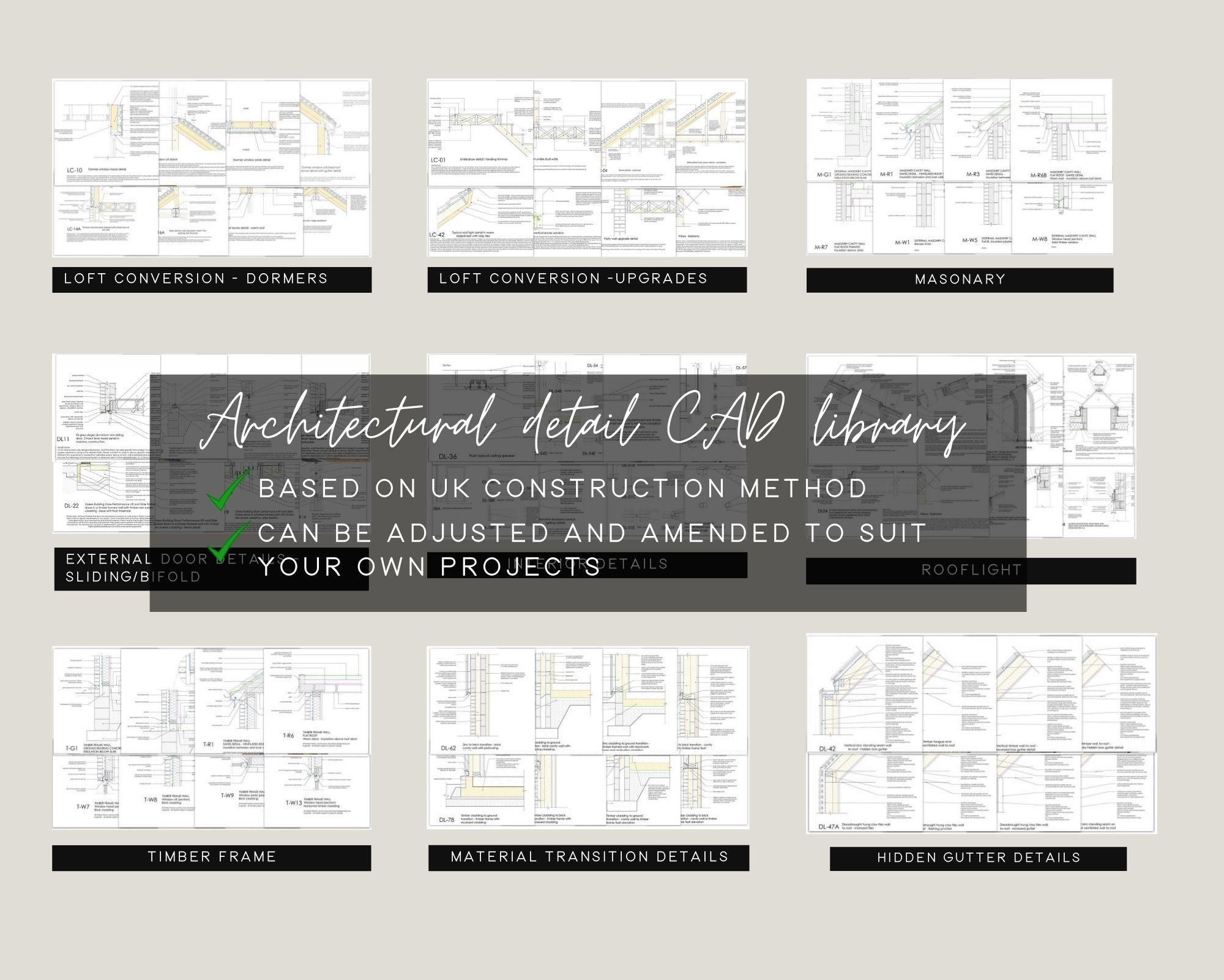 Detail CAD Library/architecture/interior Design/construction/2d/cad ...