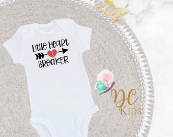 Little heart Breaker onesies