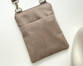 Bolso bandolera Mud: Monedero para móvil, bolso de viaje pequeño