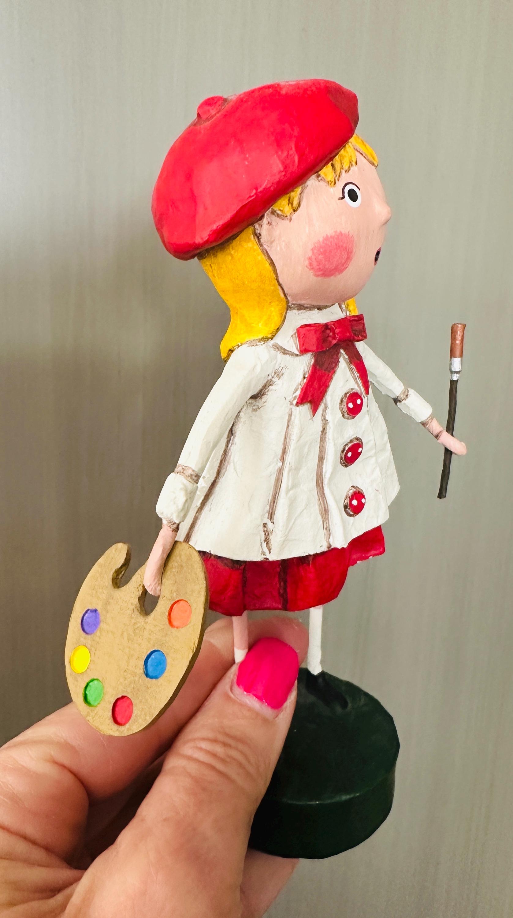 Lori Mitchell Figurines Valentines July Figurine Patriotic Artist