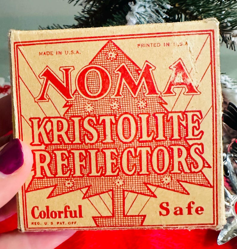 Vintage NOMA Kristolite Reflectors NIP Aluminum Reflectors Metals