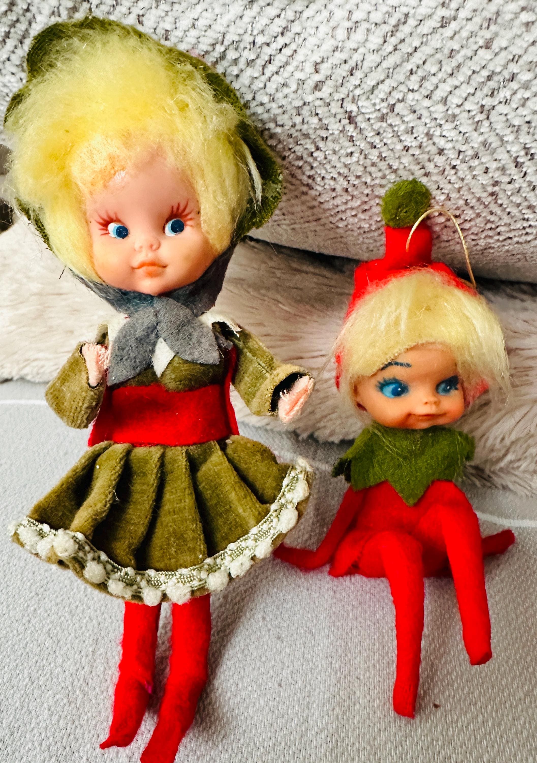 Vintage Japan Red Pixie Elf - Etsy