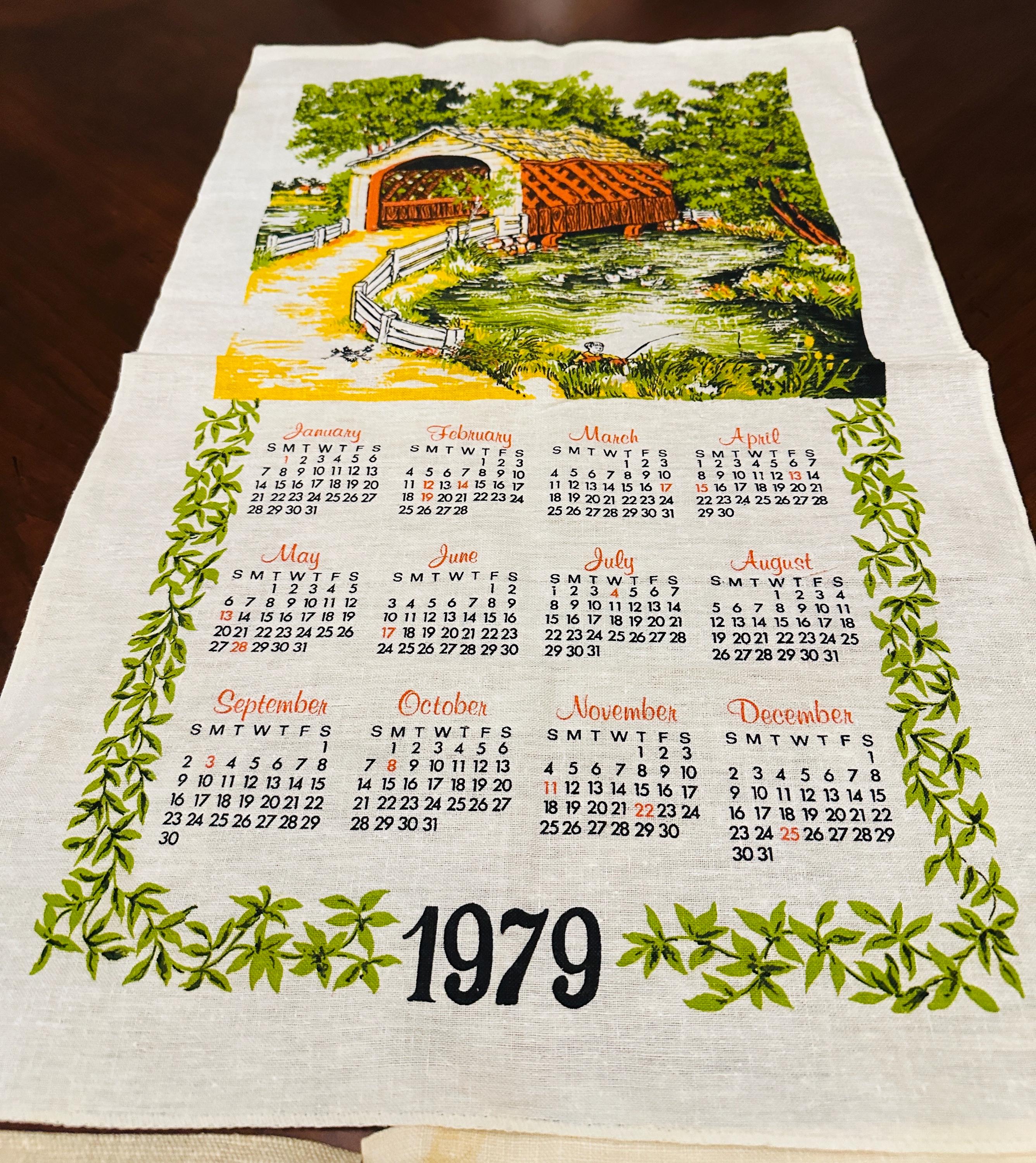 70s Vintage Calendar 1970 - Etsy