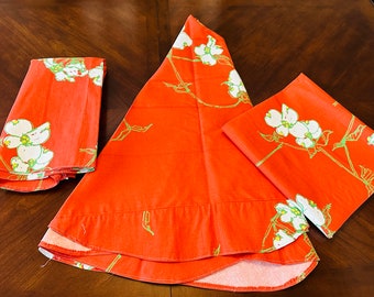 Vintage custom water repellent indoor outdoor tablecloths covering party bbq picnic designer fabric