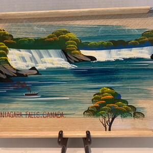 Vintage Serving tray Niagara Falls Canada souvenir