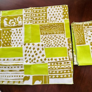 Vintage Vera Neumann napkins or NOS NIP Royal Worcester England Dinner napkins fruit print bild 1