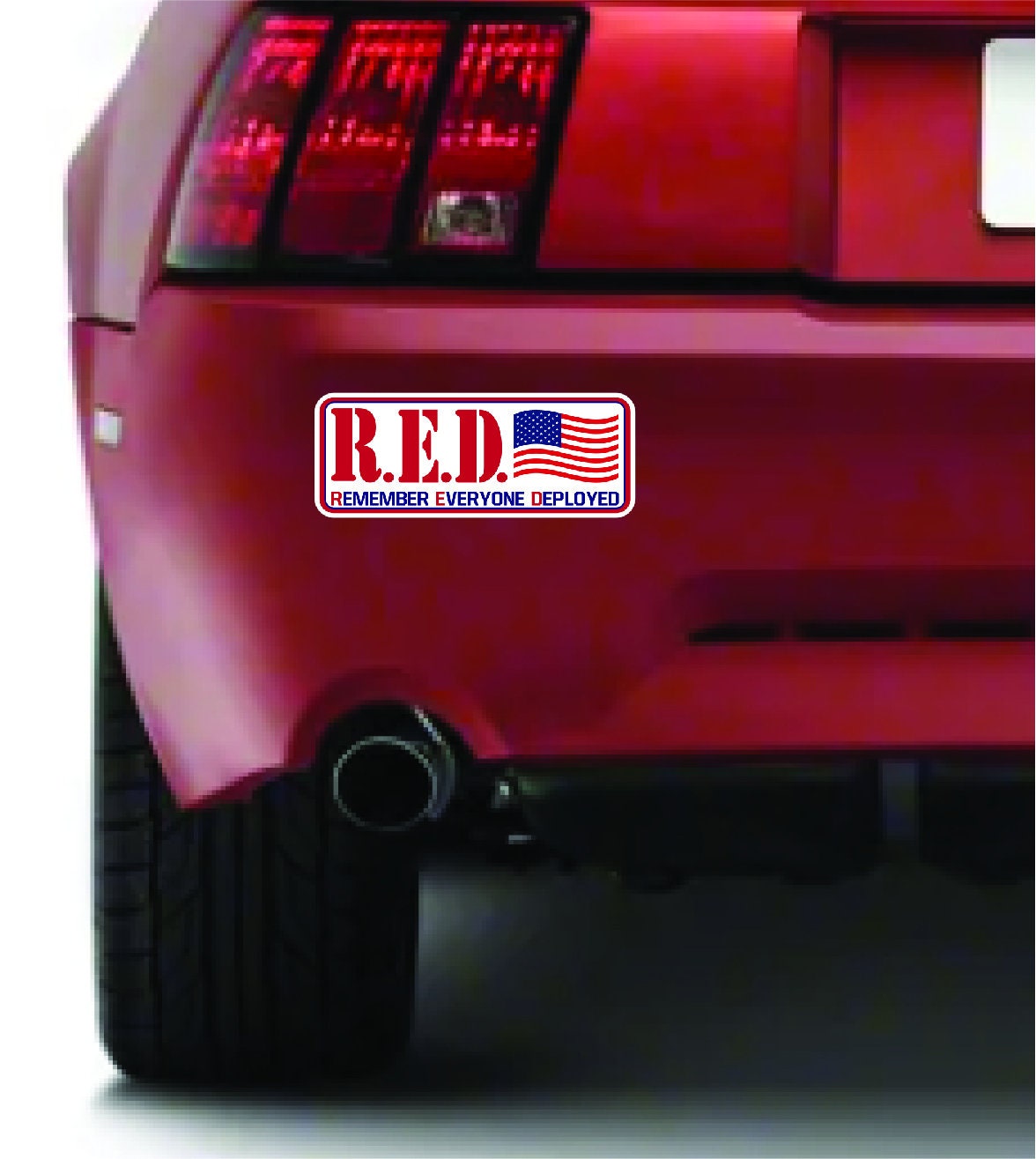 Red Order Sticker R.E.D. Bumper Sticker - Etsy