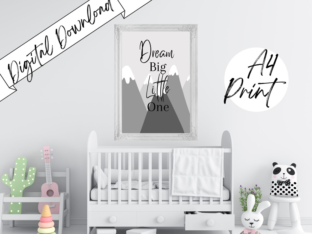 Digital Download Nursery Wall Print - Etsy