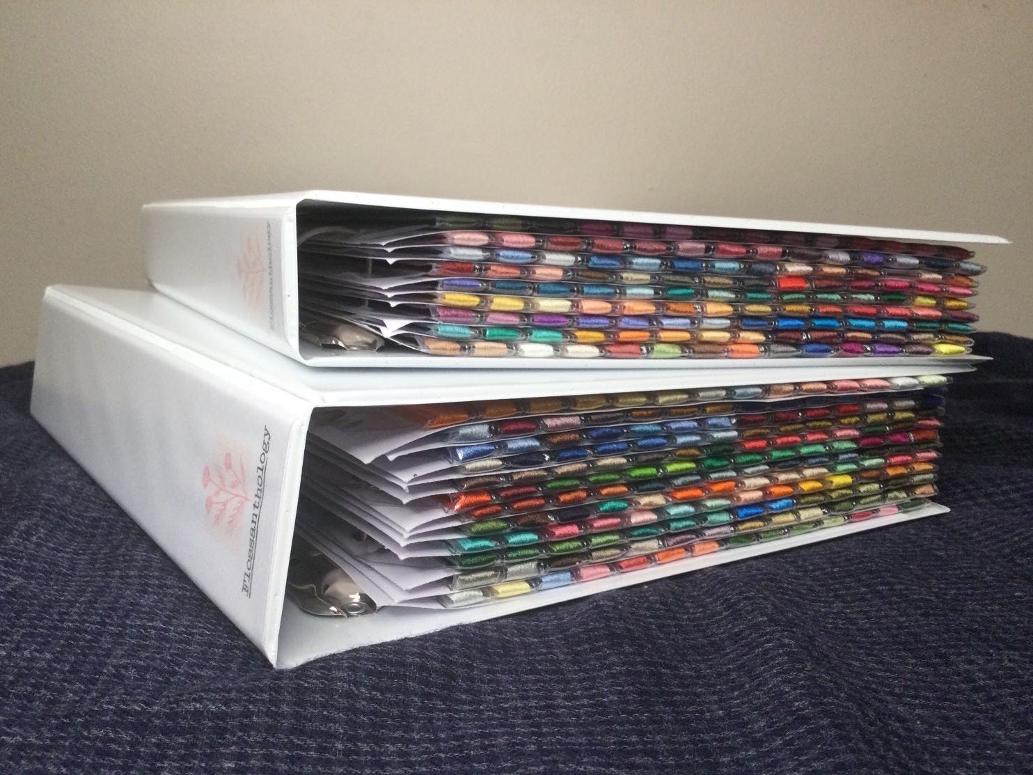 Flossbook Binder Kits Embroidery Floss Storage Etsy