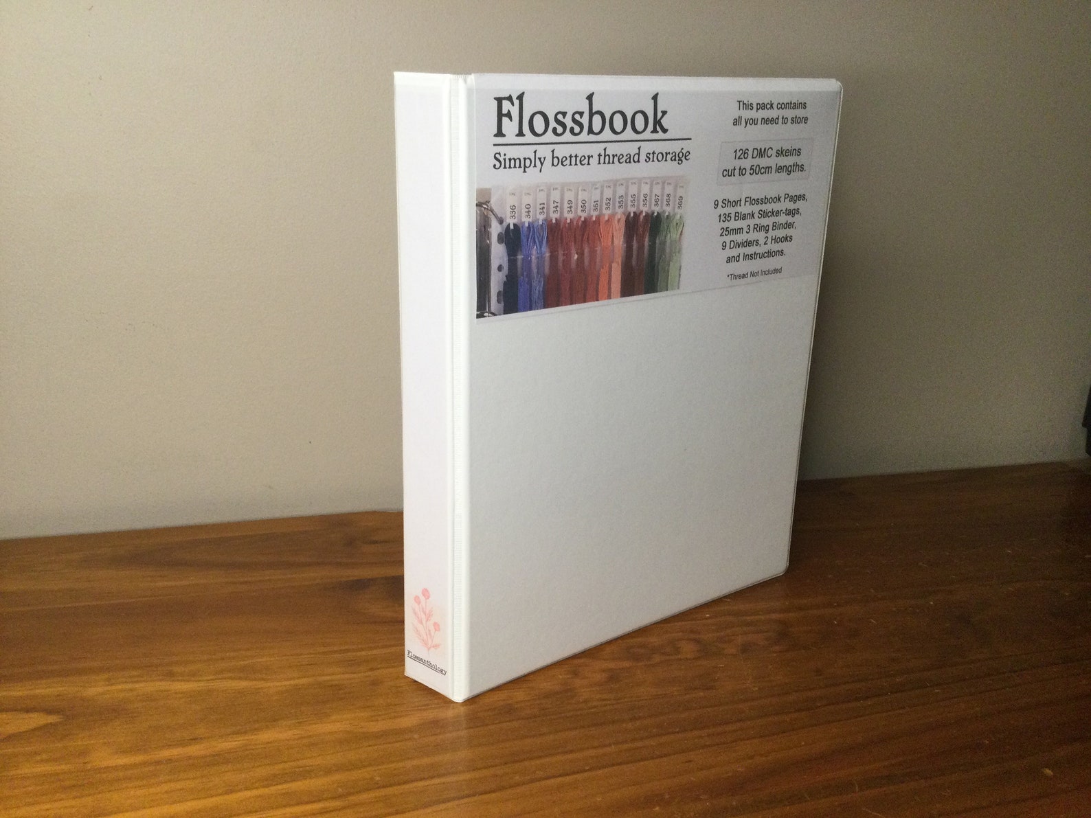 Flossbook Binder Kits Embroidery Floss Storage Etsy