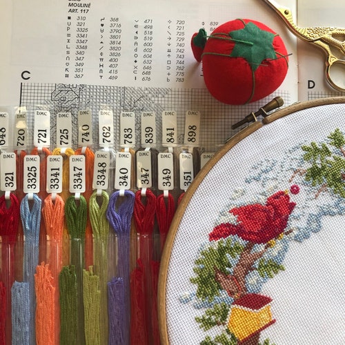 Flossbook Binder Kits Embroidery Floss Storage Etsy