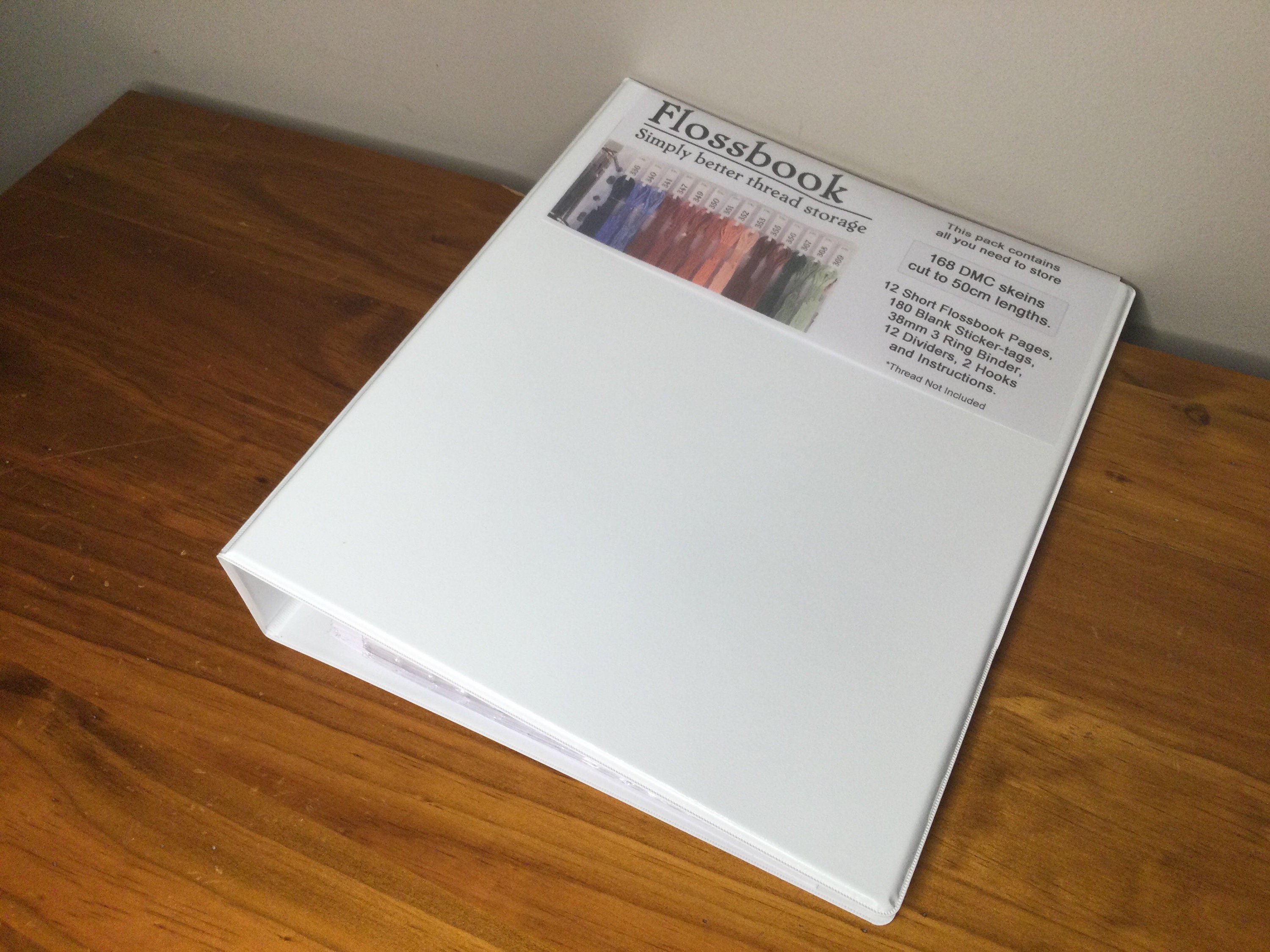 Flossbook Binder Kits Embroidery Floss Storage Etsy