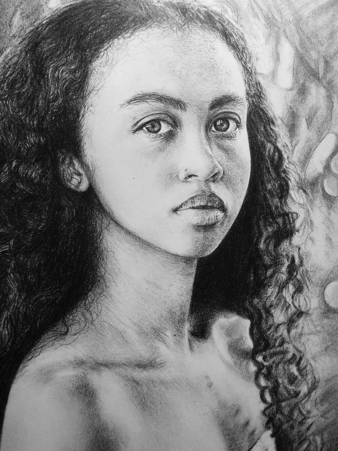 Personalized Graphite Portrait, a Custom Gift for a Birthday or Wedding ...
