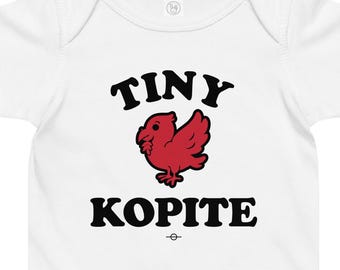 Body para bebé del Liverpool Tiny Kopite, regalo para bebé aficionado al fútbol, conjunto de fútbol para bebé, body para bebé inspirado en el LFC, regalo para recién nacidos aficionados