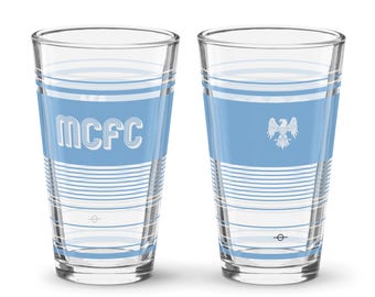 Manchester City FC Bicchiere da birra Pilsner (Taglia unica
