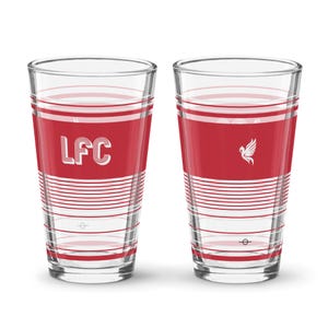 Liverpool Pint Glass - &#39;68 - Kopites | 16 oz Drinkware, Perfect for EPL Fans, Handmade Glass for Beer & Cocktails, LFC Glassware, Liverpool