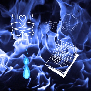 Llama azul (Una carta de consuelo de Dabi)