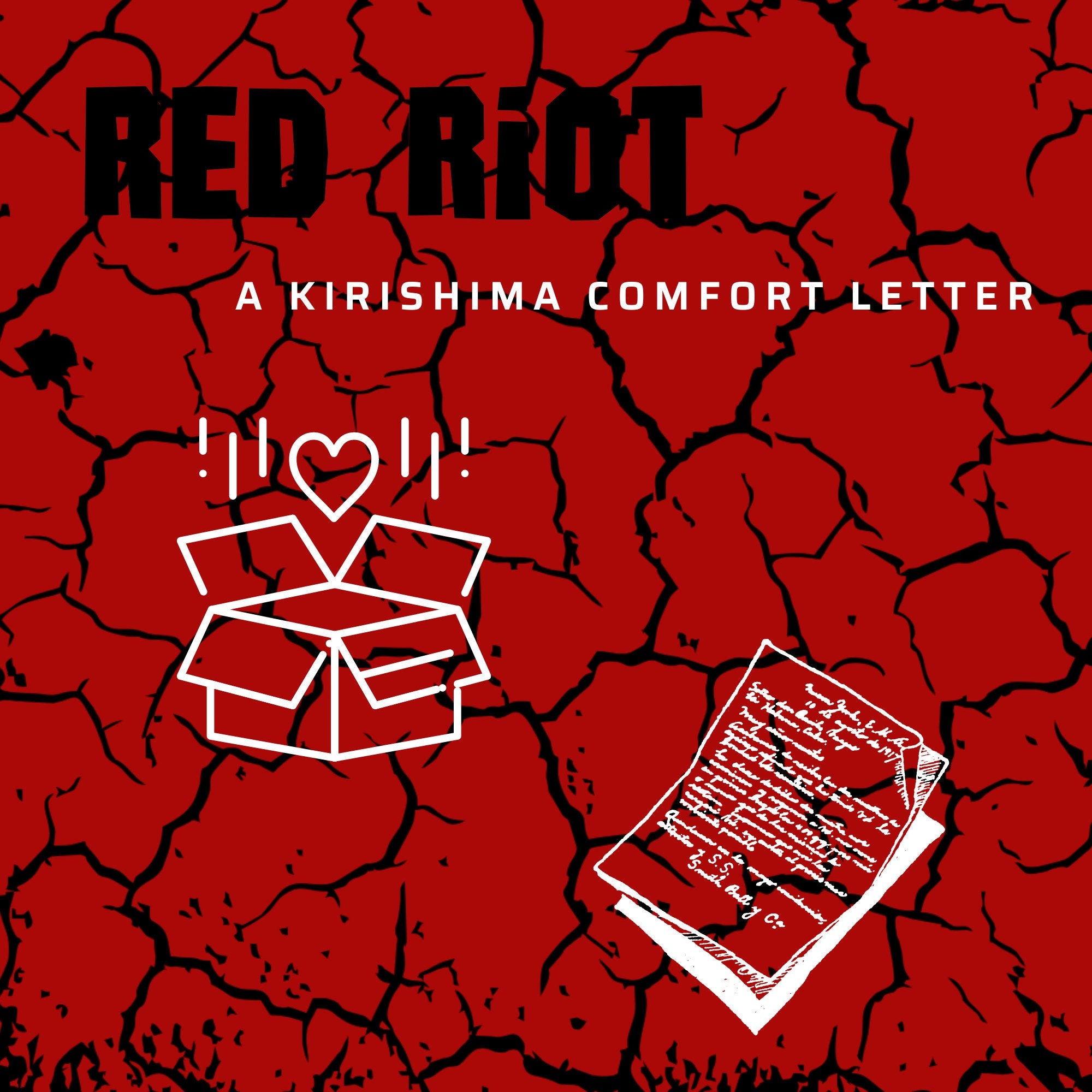 Red Riot A Kirishima Comfort Letter - Etsy