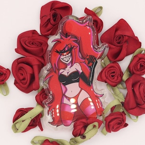 Cherri Bomb Pin Up Acrylic Pin (Limited Edition)