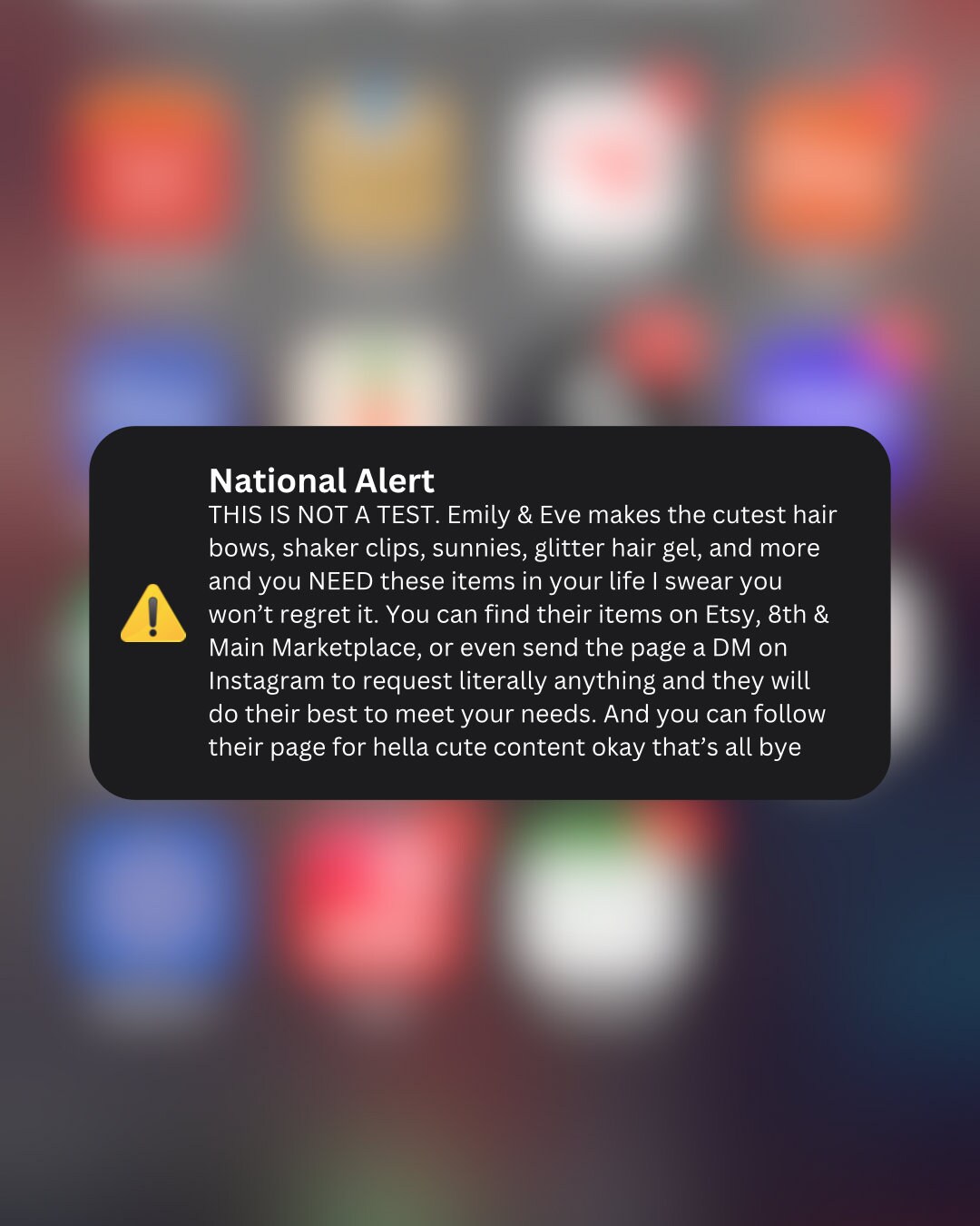 High Alert Post Note Emergency Alert Instagram Template, Editable National Alert Post ...