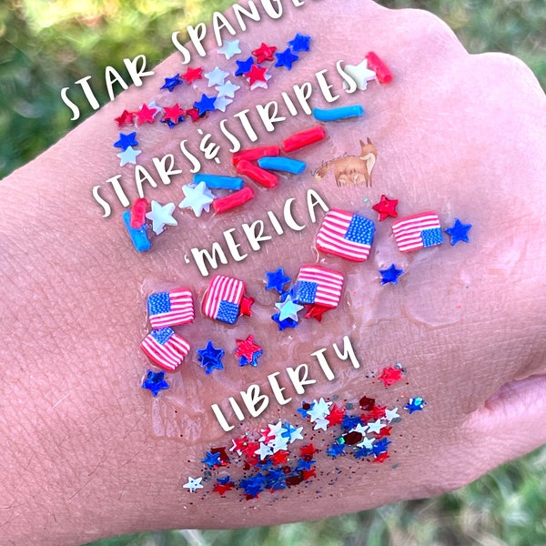 4th of July hair glitter, Fourth of July hair glitter, patriotic glitter, body glitter, hair gel