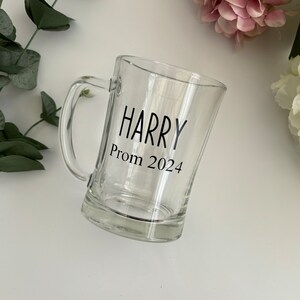 Gepersonaliseerde Prom bril, Prom Gift Set, prom cadeaus voor zoon, jongens prom cadeau, prom bril, prom cadeau-ideeën, Afstuderen 2024