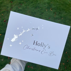 Caja de Nochebuena, caja de Nochebuena personalizada vacía,