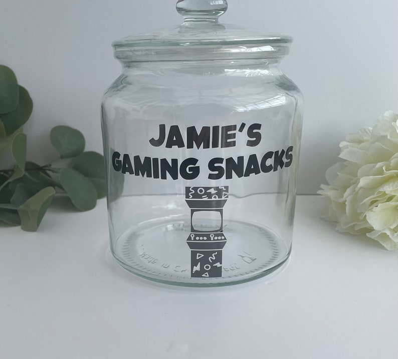Personlig spelsnacksburk: Gamerpresent bild 7