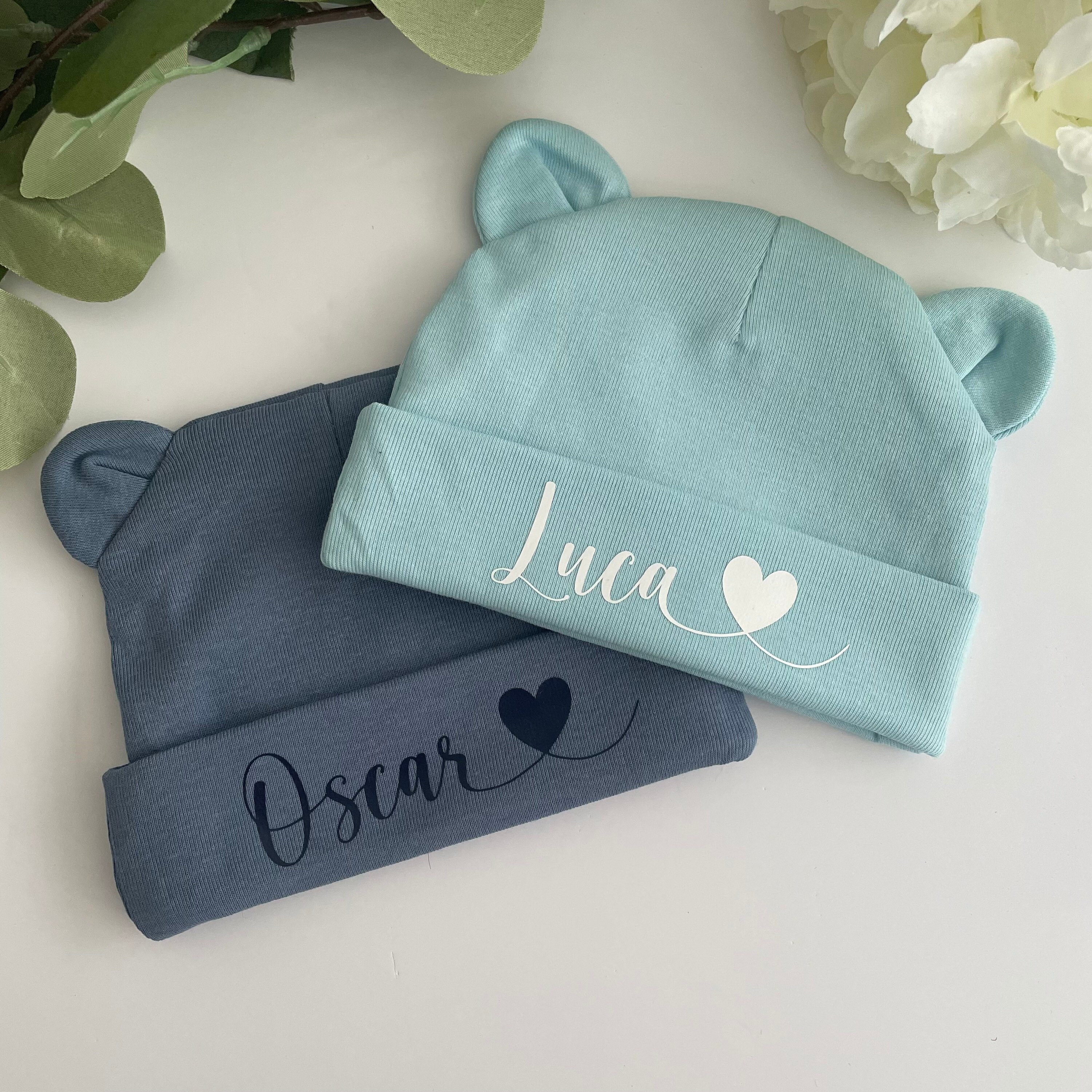 Newborn Baby Hat With Name Newborn Baby Hats for Hospital Etsy
