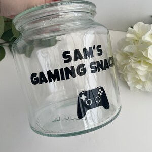 Personlig spelsnacksburk: Gamerpresent bild 6