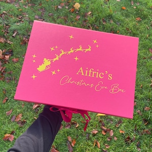 Personalised Christmas Eve Box: Empty Keepsake Box