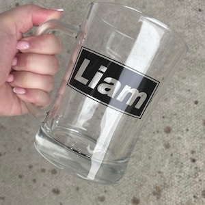 Personalisierte Konzertkarte, Konzertkarte, 25 leben, nicht gehen Geschenk, lustiges Geschenk, Geschenke für ihn, Glasbecher