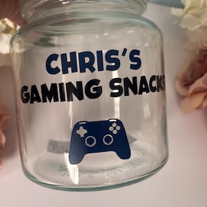 Personlig spelsnacksburk: Gamerpresent bild 8