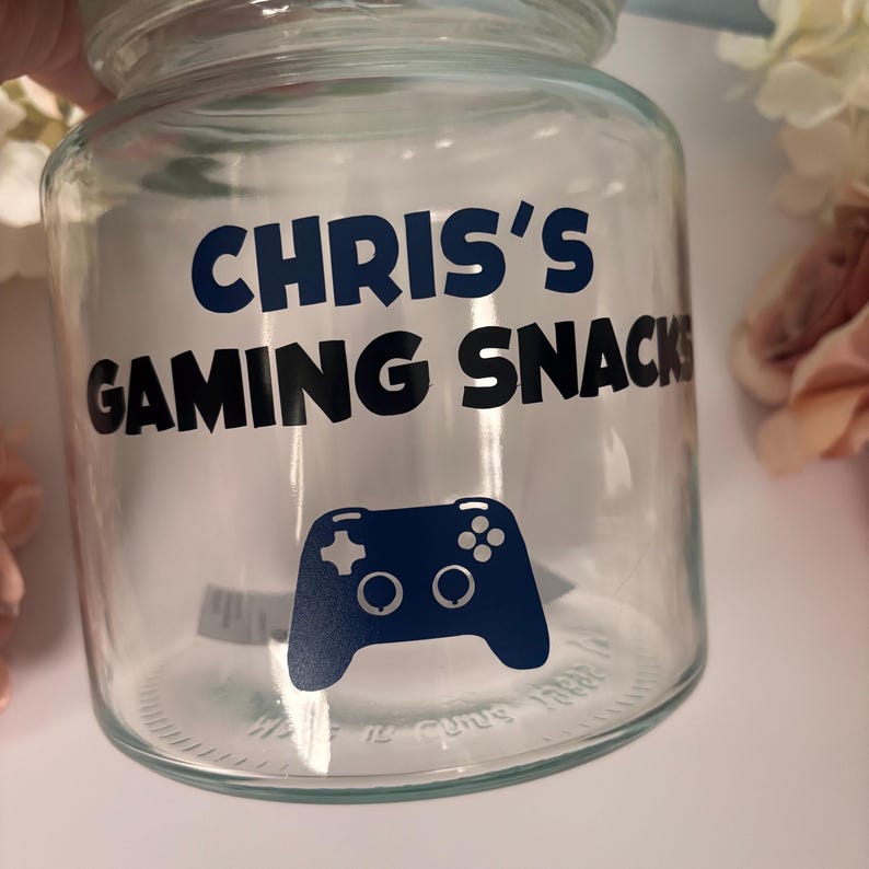 Personlig spelsnacksburk: Gamerpresent bild 8