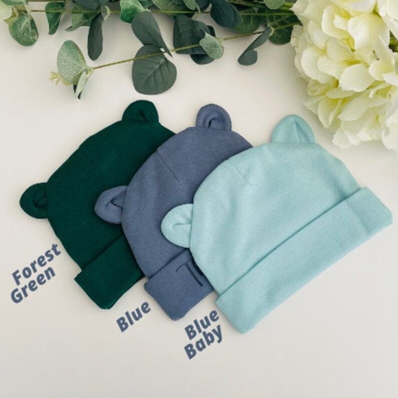 Newborn Baby Hat With Name Newborn Baby Hats for Hospital Etsy