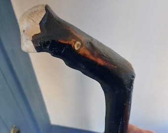 Bastón irlandés de endrino con agarre cómodo