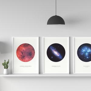 Original Space Prints Taken From My Backyard, Minimalist Design, Printed On Giclée Fine Art Paper