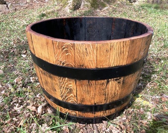 Ward Oak Barrel Trough 60 cm Effect