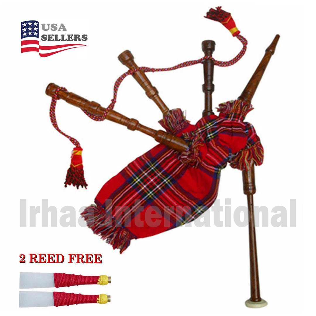 Mini Miniature Bagpipe, Rosewood Bagpipe For Beginners (Mackenzie