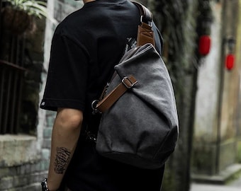 one shoulder crossbody backpack