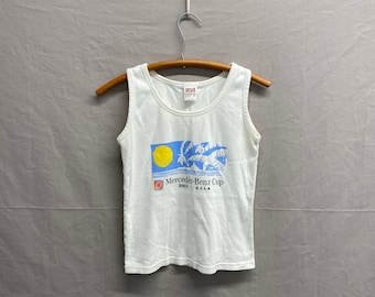 Ladies Medium / 2002 UCLA Mercedes-Benz Cup Tennis Shirt Vintage Tank Top Shirt
